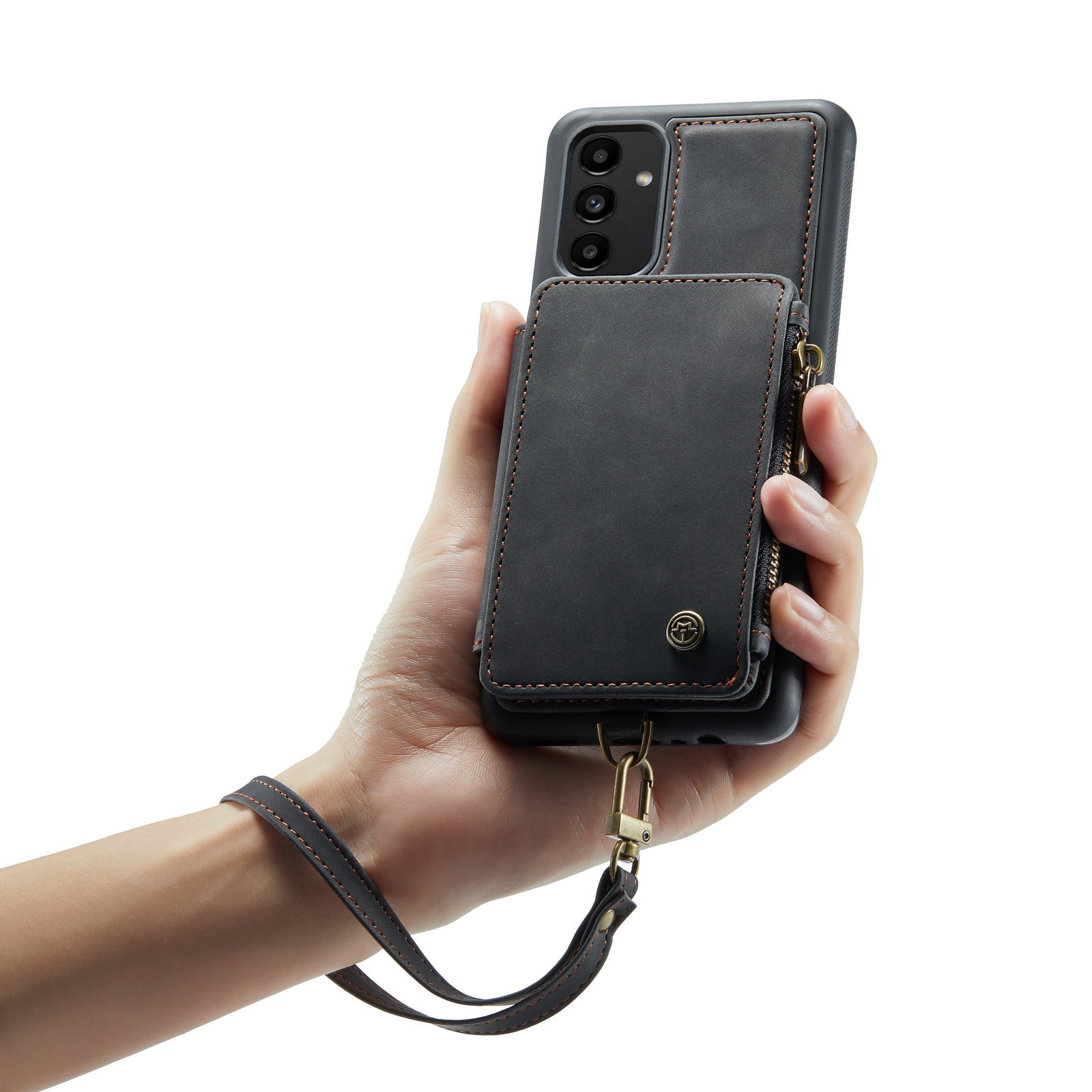 CASEME C20 Series Phone Case for Samsung Galaxy A14 4G RFID Blocking Zipper Pocket Kickstand Wallet Cover with Strap CASEME C20 Series Phone Case for Samsung Galaxy A14 4G RFID Blocking Zipper Pocket Kickstand Wallet Cover with Strap
